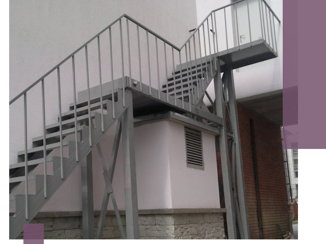 Монтаж пожарных лестниц под ключ в Тихорецке с гарантией качества