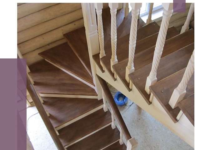 Реставрация деревянных лестниц в Тихорецке от 4329 руб.