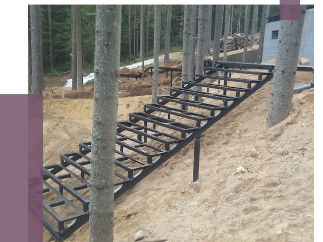 Монтаж металлических лестниц в Тихорецке от 13657 руб. 