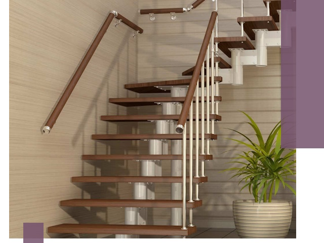 Изготовление модульных лестниц под ключ в Тихорецке