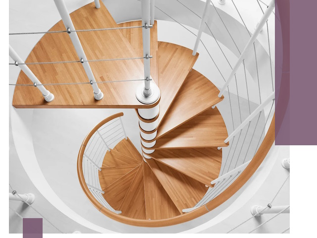 Изготовление винтовых лестниц под ключ в Тихорецке