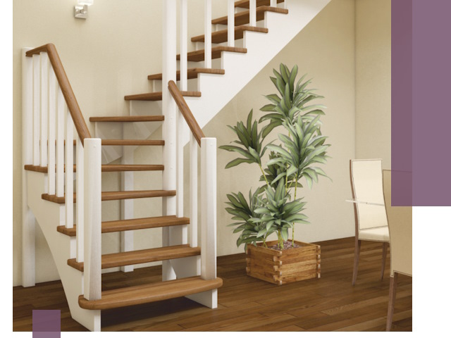 Г-образные лестницы под ключ в Тихорецке — изготовление и монтаж