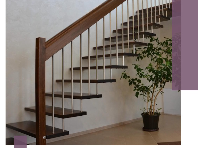 Лестницы на больцах под ключ в Тихорецке – изготовление и монтаж