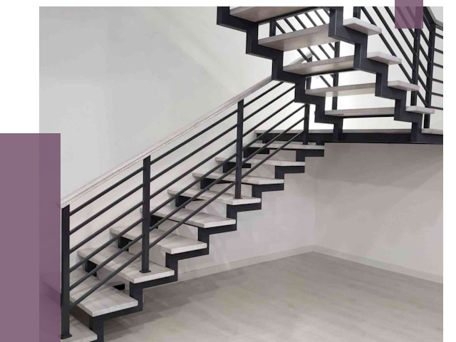 Лестницы на металлокаркасе под ключ в Тихорецке от 12884 руб. | ПРОЛЁТ-Тхр