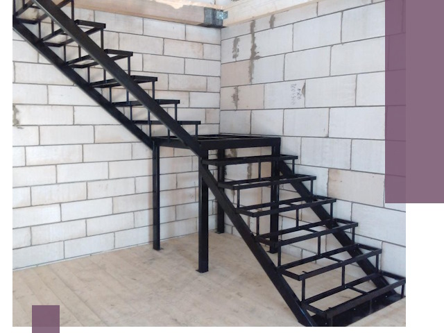 Лестницы на металлокаркасе под ключ в Тихорецке — изготовление и монтаж