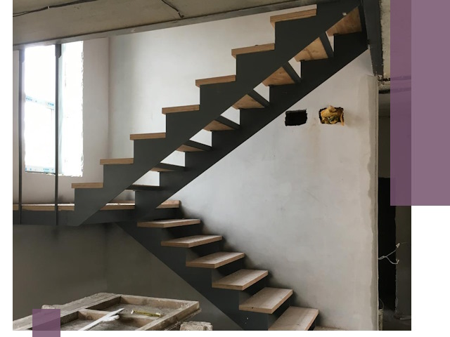 Изготовление лестниц на металлокаркасе в Тихорецке от производителя