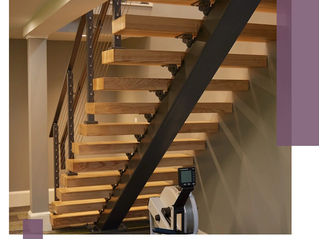 Лестницы на монокосоурах под ключ в Тихорецке - изготовление и монтаж