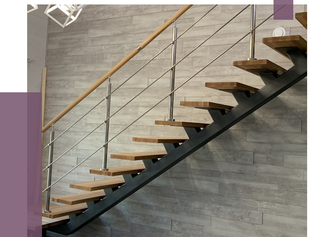 Изготовление лестниц на монокосоуре в Тихорецке от 76787 руб. 