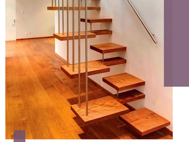 Лестницы «гусиный шаг» на заказ в Тихорецке для узких пространств