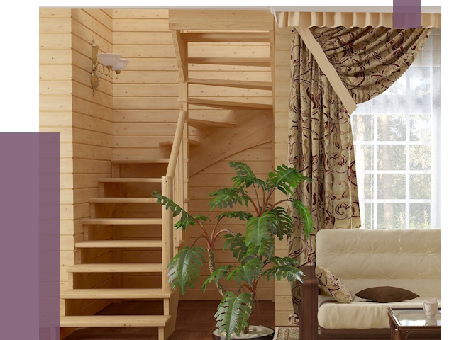 Лестницы для дачи в Тихорецке от 76529 руб.  | ПРОЛЁТ-Тхр