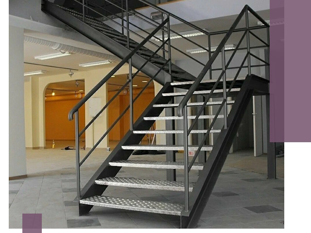 Лестницы для офиса в Тихорецке: изготовление, монтаж, демонтаж