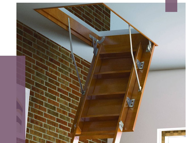 Установка чердачной лестницы в Тихорецке от 7885 руб. | ПРОЛЁТ-Тхр