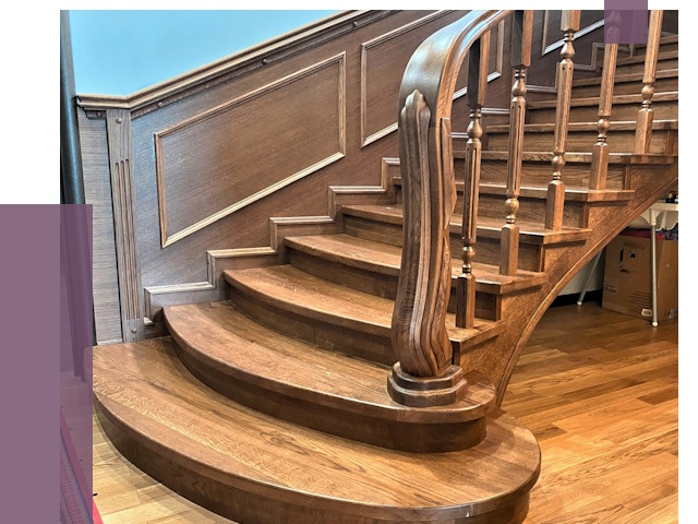 Дубовые лестницы под ключ в Тихорецке от 177796 руб. — ПРОЛЁТ-Тхр