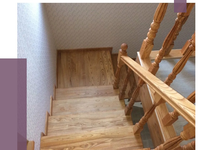 Сосновые лестницы в Тихорецке под ключ от 8143 руб.  | ПРОЛЁТ-Тхр