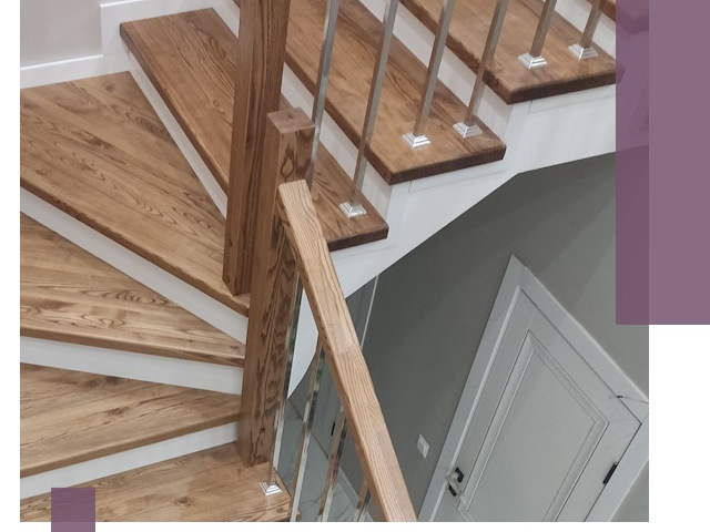 Обшивка металлических лестниц под ключ в Тихорецке