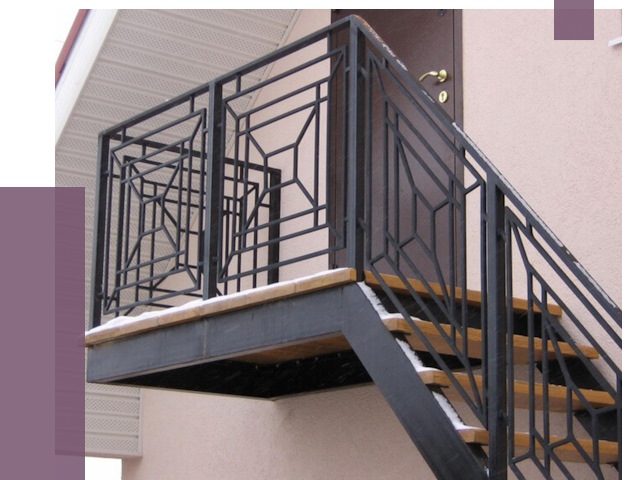 Металлические перила в Тихорецке от 4329 руб.  | ПРОЛЁТ-Тхр