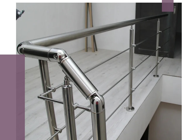 Перила из нержавеющей стали в Тихорецке от 9070 руб. под ключ | ПРОЛЁТ-Тхр