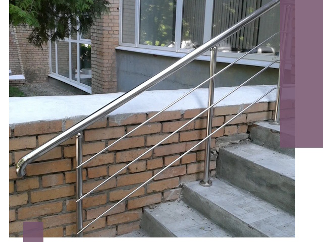 Перила из нержавеющей стали высокого качества в Тихорецке