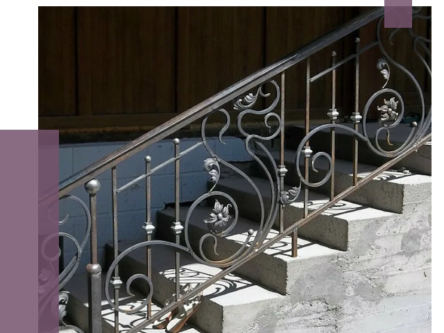 Кованые перила в Тихорецке от 8761 руб. под ключ — качество от ПРОЛЁТ-Тхр