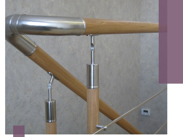 Комбинированные перила на заказ в Тихорецке — монтаж и производство