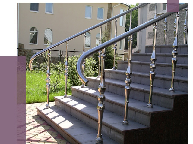 Перила для крыльца в Тихорецке от 10822 руб. — монтаж ПРОЛЁТ-Тхр