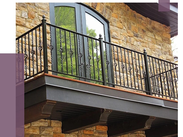 Балконные ограждения в Тихорецке от 8091 руб. — купить | ПРОЛЁТ-Тхр