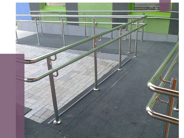 Ограждения пандусов в Тихорецке от 4380 руб. монтаж | ПРОЛЁТ-Тхр