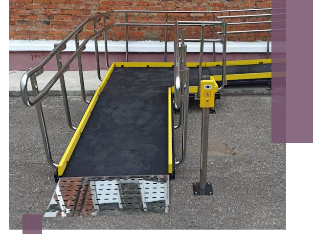 Изготовление наклонных пандусов для инвалидов в Тихорецке