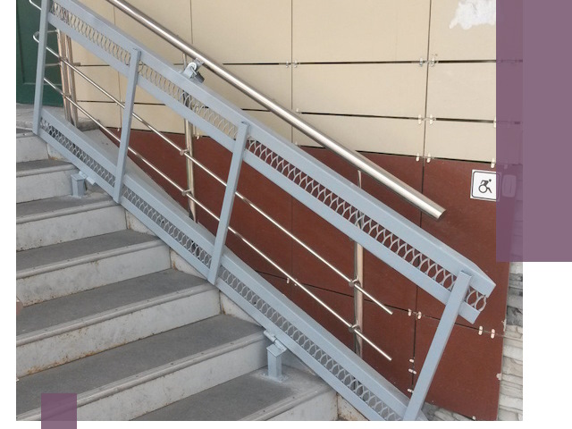 Изготовление откидных пандусов под ключ в Тихорецке