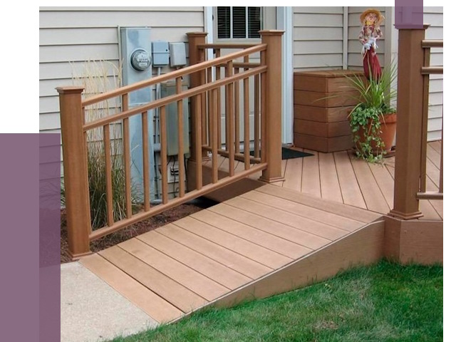 Пандус на крыльцо в Тихорецке под ключ от 7833 руб.