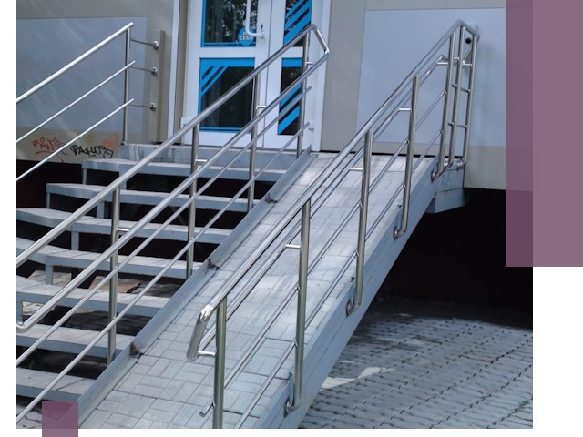 Пандус на крыльцо под ключ в Тихорецке: монтаж и изготовление