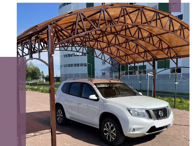 Недорогие навесы в Тихорецке от 43289 руб. | ПРОЛЁТ-Тхр