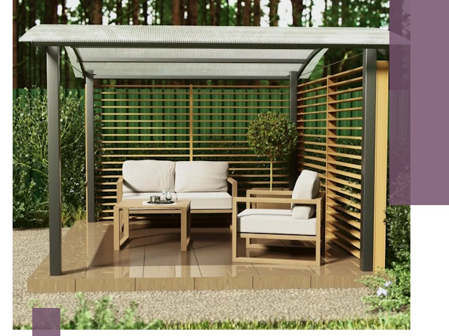 Навесы для дачи в Тихорецке: изготовление, монтаж и демонтаж