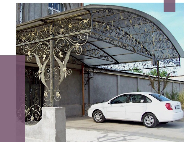 Кованые навесы в Тихорецке от 14687 руб. | ПРОЛЁТ-Тхр