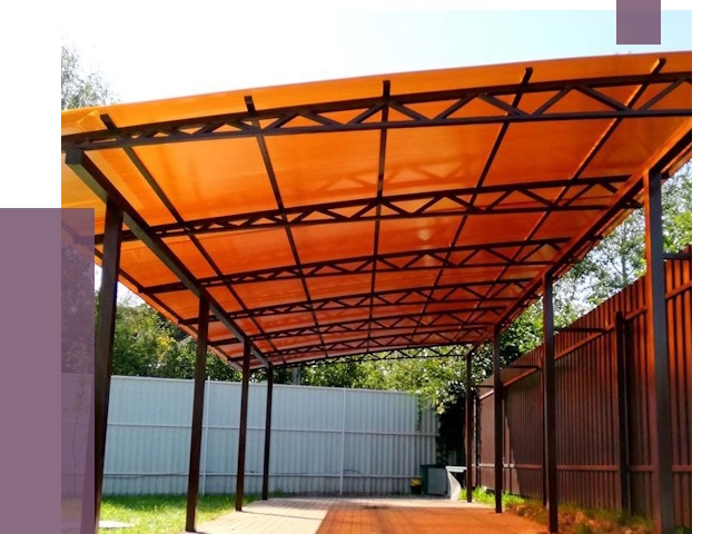 Односкатные навесы под ключ в Тихорецке от 13244 руб. 