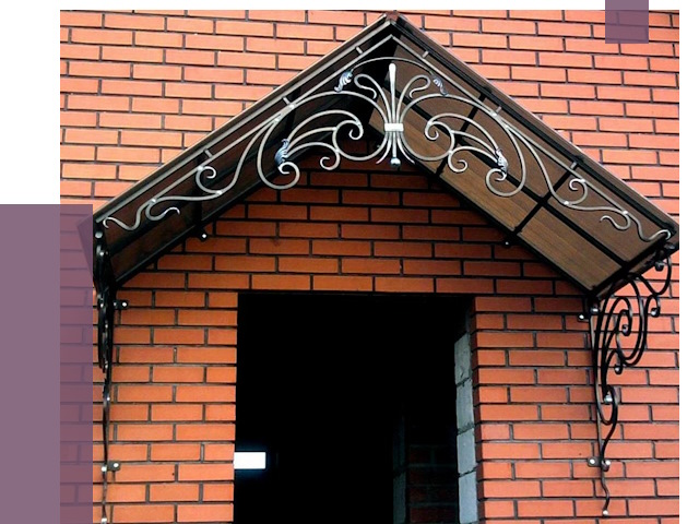 Металлические козырьки в Тихорецке от 10771 руб. 