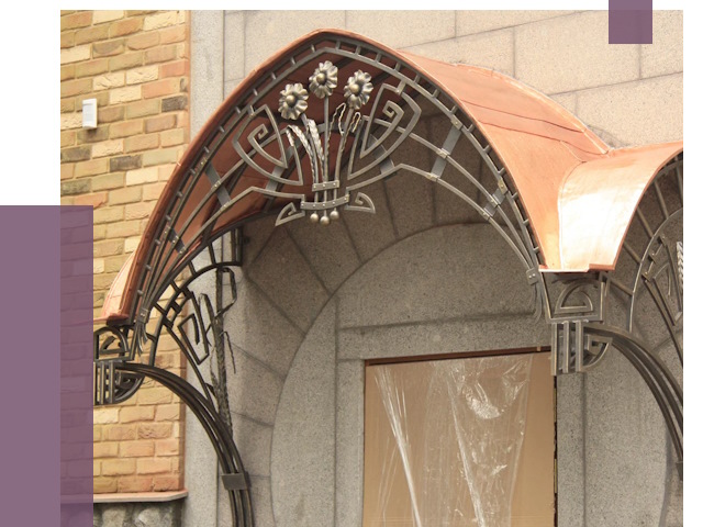 Арочные козырьки в Тихорецке от 14687 руб. 