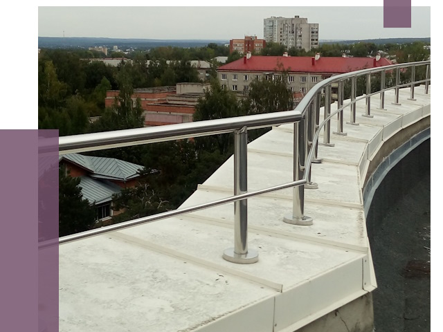 Парапеты и ограждения кровли в Тихорецке от 4999 руб. 
