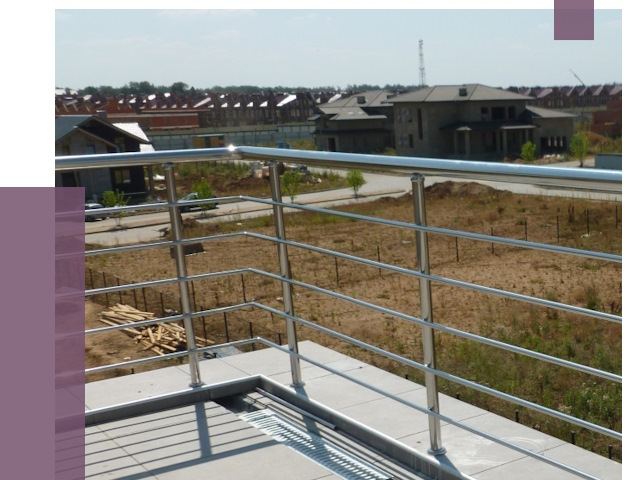 Парапеты из нержавеющей стали в Тихорецке от 8039 руб. за м² | ПРОЛЁТ-Тхр