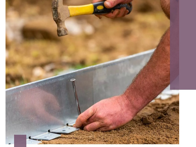Монтаж металлических бордюров в Тихорецке быстро и качественно