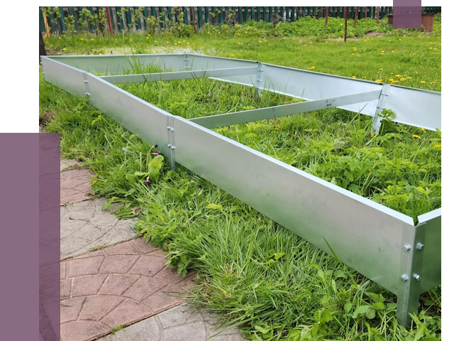 Металлические бордюры для грядок в Тихорецке от 1804 руб. 