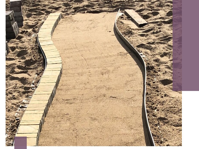 Металлические бордюры для тротуаров в Тихорецке — прочные и долговечные