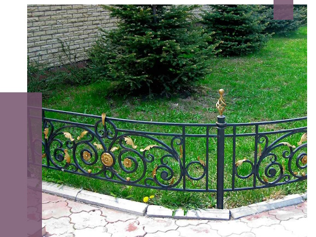 Кованые газонные ограждения в Тихорецке от 7679 руб. — ПРОЛЁТ-Тхр