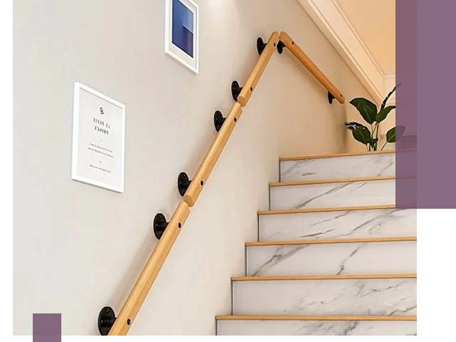 Поручни металлические и деревянные под ключ в Тихорецке