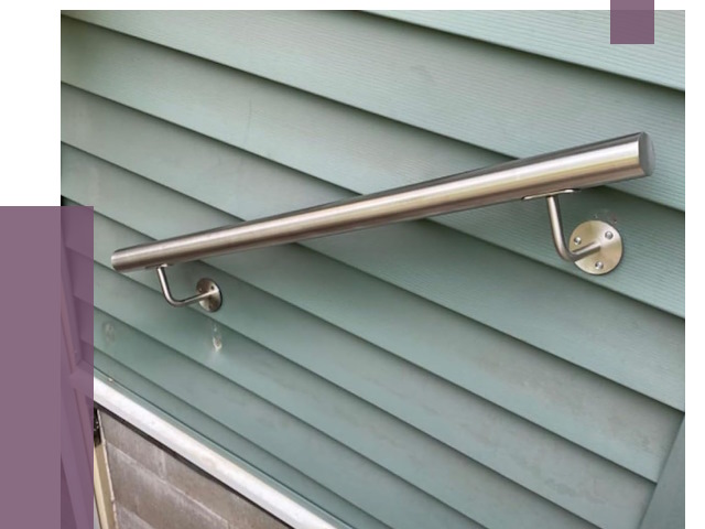 Поручни из нержавеющей стали в Тихорецке от 7730 руб.  | ПРОЛЁТ-Тхр